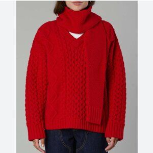 Still Here New York Minnesota Sweater in Red NWOT